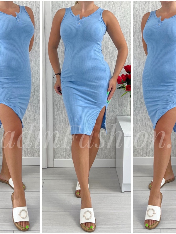 Rochie Dama de Zi CAPSE-Bleu