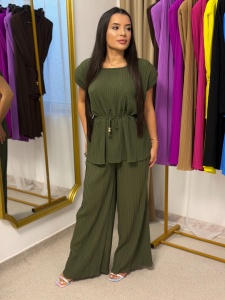 Compleu Plisat Dama - IRIS - Khaki