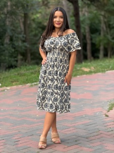 Rochie de Zi - H923 - Multicolor V1