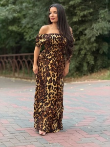 Rochie de Zi - H137 - Animal Print V3