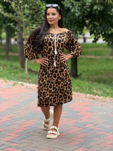 Rochie de Zi - OVERSIZE - Animal print v2