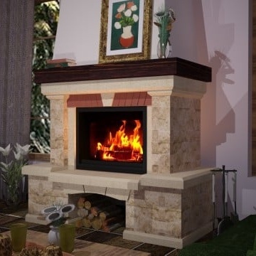 Șemineu rustic Pitesti