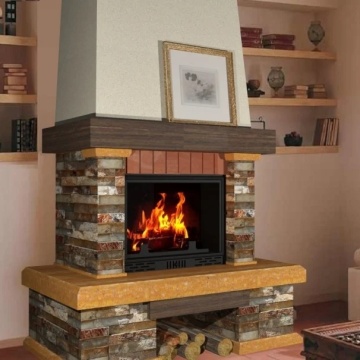 Șemineu rustic Alba