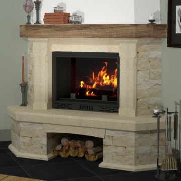 Semineu rustic Crecy