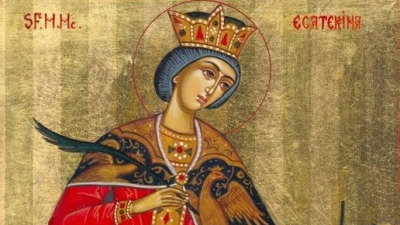 Sfânta Ecaterina – chipul înţelepciunii luminate de sus