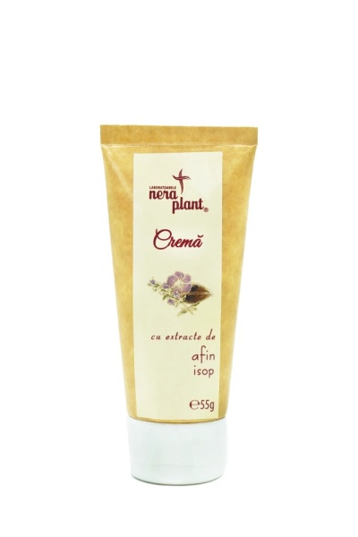 Cremă de mâini cu extracte de afin și isop - 55g