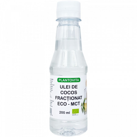 Ulei de cocos fractionat eco - MCT, 200 ml