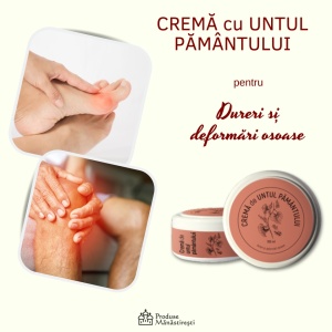 Aplicare Cremă cu Untul Pământului pentru deformări osoase