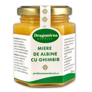 Miere cu Ghimbir, 240g | Mănăstirea Dragomirna