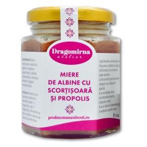 Miere cu Scorțișoară și Propolis, 240 g | Mănăstirea Dragomirna