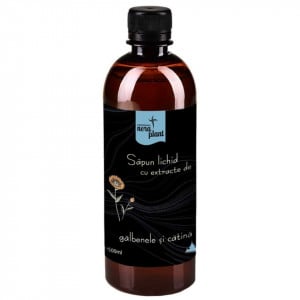 Sapun lichid Nera Plant cu extracte de galbenele si catina, 500ml