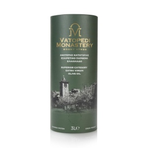 Ulei de masline extra virgin 3 Litri - Sfantul Munte Athos - Manastirea Vatoped