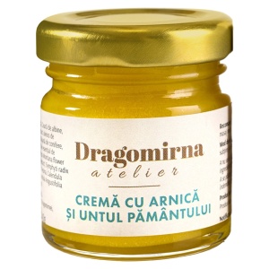 Cremă cu Arnică și Untul Pământului pentru dureri articulare, musculare și inflamații – Mănăstirea Dragomirna, 40 g