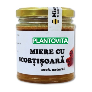Miere cu Scorțișoară, 220 g | Plantovita