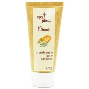 Cremă cu gălbenele, pelin și sânziene - 55g