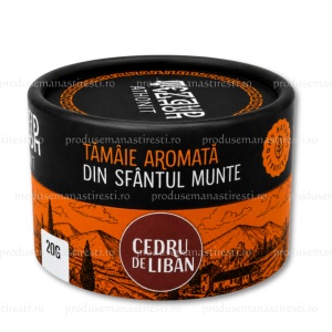 Tamaie Cedru de Liban 20 gr - Chilia Buna Vestire - Schitul Lacu - Sfantul Munte Athos