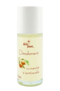 Deodorant Nera Plant cu menta si portocala, 50ml