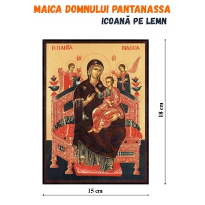 Icoana pe lemn Maica Domnului Pantanassa