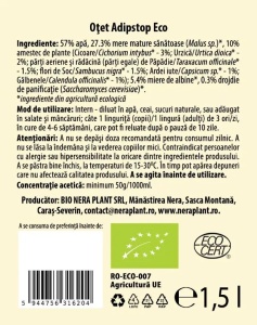 Otet Adipstop BIO Nera Plant, 1.50L - Accelerează arderea grăsimilor. - Img 2