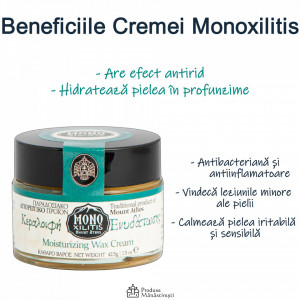 Beneficii Cremă Hidratantă cu Mastic și Tămâie