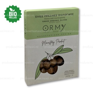 Masline Verzi BIO 0,250 Kg - Manastirea Ormylia - Grecia