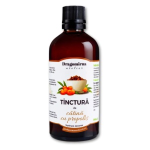 Tinctura de cătină și propolis - 100 ml | Mănăstirea Dragomirna