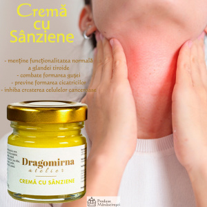 Cremă cu Sânziene - 40 ml, Dragomirna Atelier - Mănăstirea Dragomirna