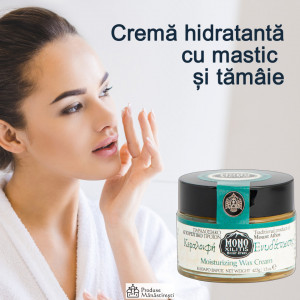 Aplicare Cremă Hidratantă cu Mastic și Tămâie