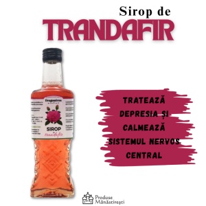 Sirop de trandafir, 200ml | Mănăstirea Dragomirna