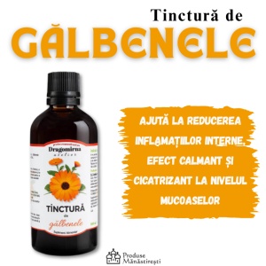Tinctura de gălbenele, 100 ml | Mănăstirea Dragomirna