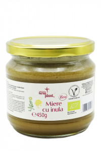 Miere BIO Nera Plant cu Inula, 450g