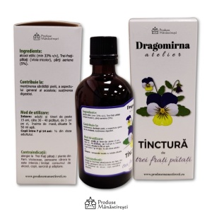 Tinctura de trei frați pătați - 100 ml | Mănăstirea Dragomirna
