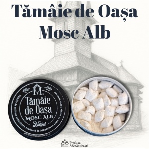 Tămâie de Oașa – Mosc Alb, 25g | Gama Natural
