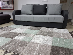 Tepih Diamond - 20762-740 Braon - Zelena