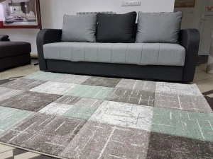 Tepih Diamond - 20762-740 Braon - Zelena