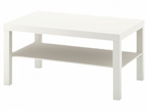 Klub sto 90x55x45 Beli