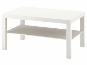 Klub sto 90x55x45 Beli