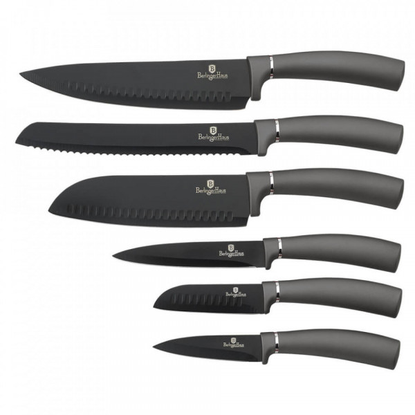 Set cutite black silver (6 piese) BerlingerHaus 260 2544