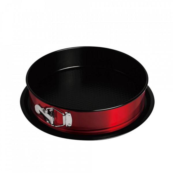 Tava pentru cuptor rotunda cu pereti detasabili 26x6.8 cm Burgundy Metallic Line Berlinger Haus 260 1546