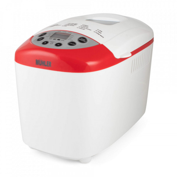 Aparat de paine Muhler MBM-1502, doua batere, alb-rosu 650585