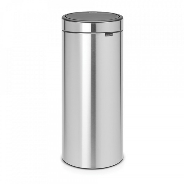 Coș de gunoi Brabantia Touch Bin New 30L, oțel mat 650011