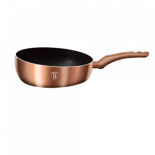 Tigaie de sotat 26 cm Rose Gold (Cupru) Metallic Line Berlinger Haus 260 1522N