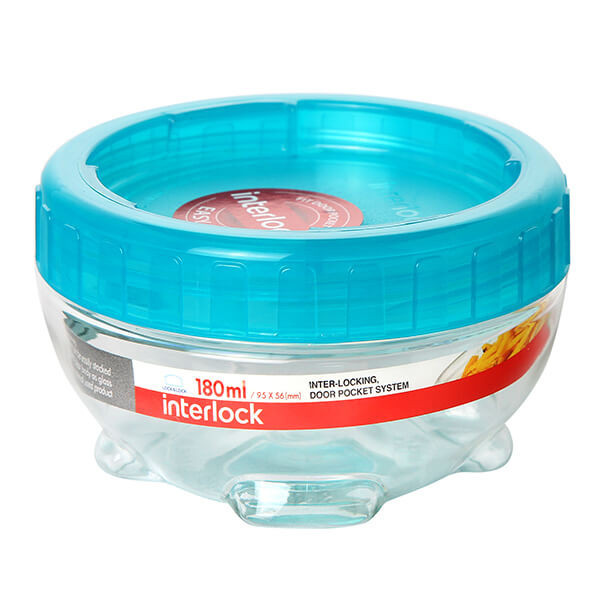 Borcan Lock & Lock Interlock INL305B, 180 ml, verde petrol 107303