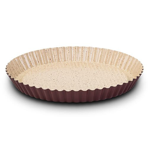 Forma tarta 27 cm cu margini ondulate si invelis ceramic antiaderent Terrestrial NAVA 140 103 055