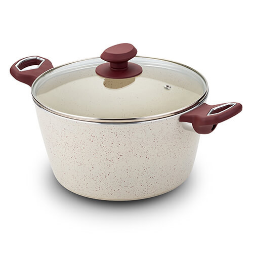 Oala aluminiu 26 cm cu invelis ceramic antiaderent Terrestrial NAVA 140 044 011