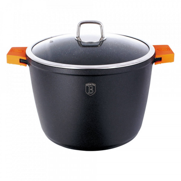 Oala cu capac 24 cm Granit Diamond Line Berlinger Haus 260 1100N