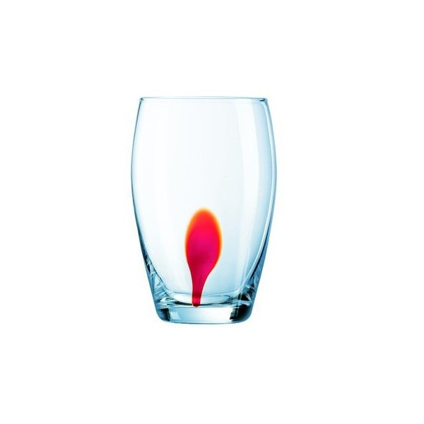 Set pahare LUMINARC DRIP RED, 350 ml, 4 buc 646694
