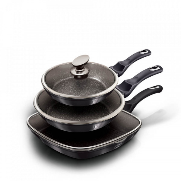 Set tigai (6 piese) Metallic Line Carbon Pro Edition BerlingerHaus 260 6923