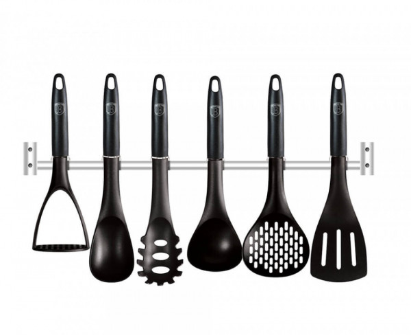 Set ustensile de bucatarie (7 piese) Black Silver Collection BerlingerHaus 260 6327