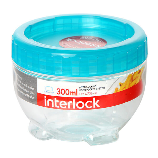 Borcan Lock & Lock Interlock INL306B, 300 ml, verde petrol 107305